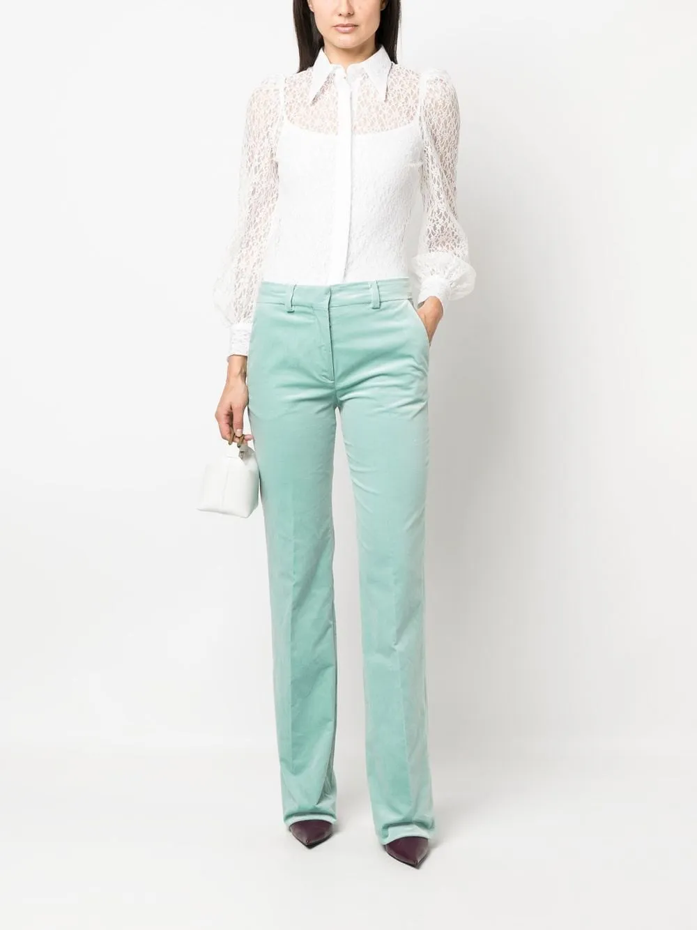 camicia in pizzo