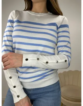 PULLOVER PRIMAVERILE JERRY AZZURRO