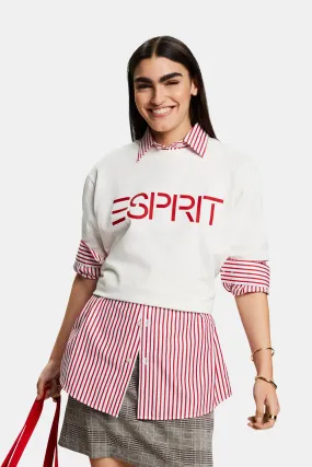 T-shirt unisex in jersey di cotone con logo